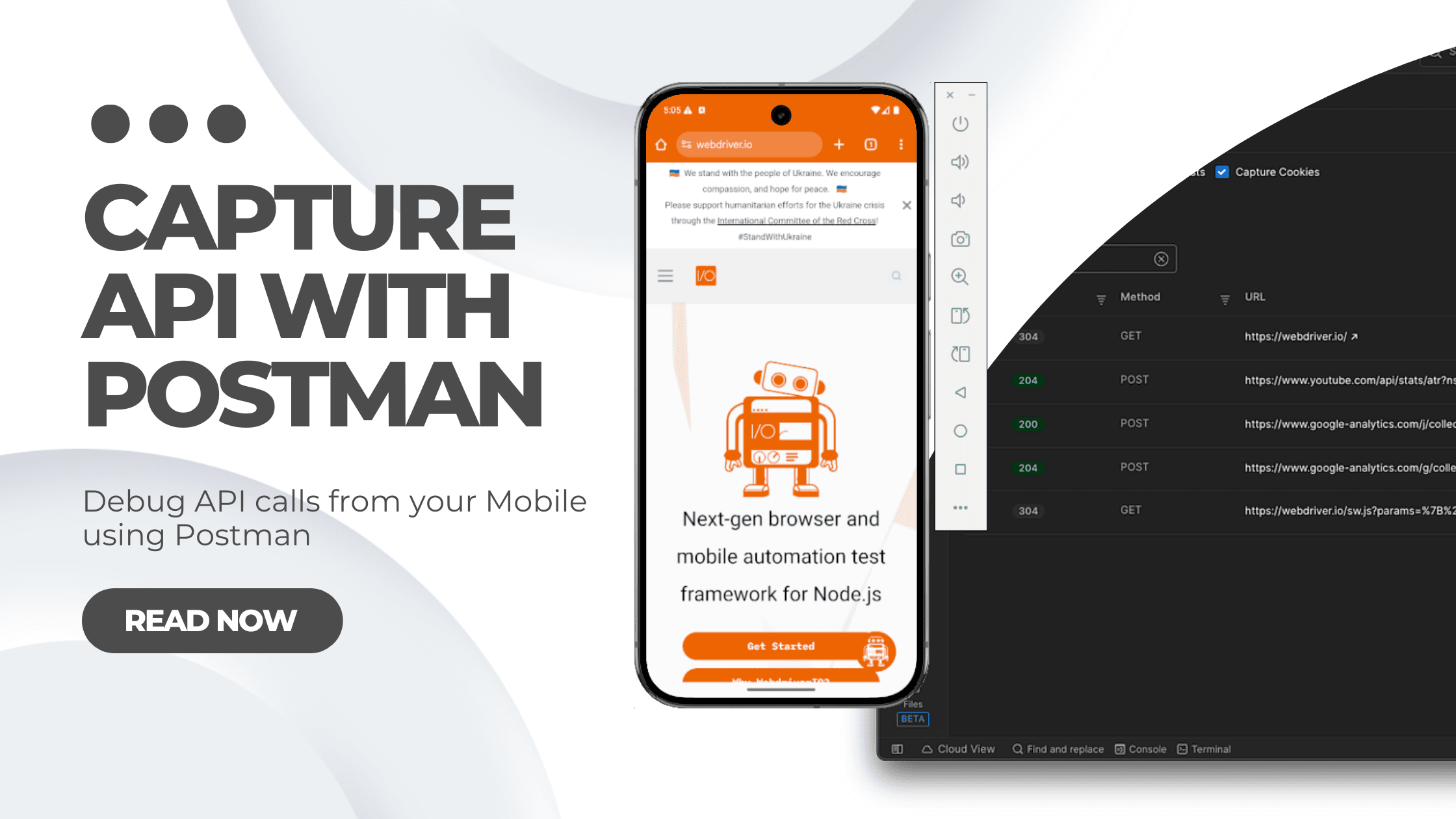 Capture API calls from Mobile with Postman